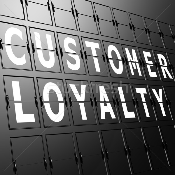 Flughafen Display Kunden Loyalität Business Werbung Stock foto © tang90246