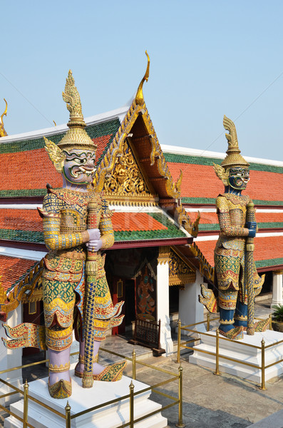 Or pagode palais Bangkok Thaïlande Voyage Photo stock © tang90246