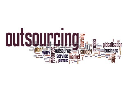 Outsourcing word cloud Stock photo © tang90246