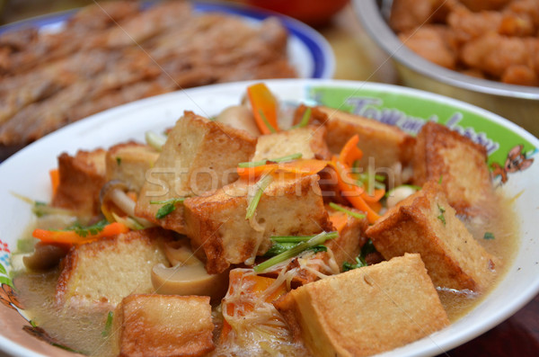 Chińczyk naczyń tofu smaczny Zdjęcia stock © tang90246