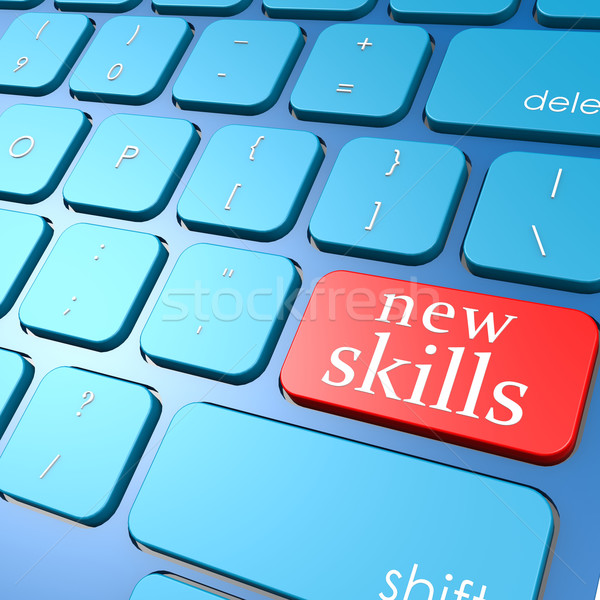 New skills keyboard Stock photo © tang90246