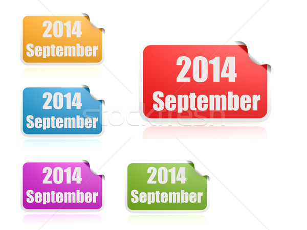 September of 2014 Stock photo © tang90246