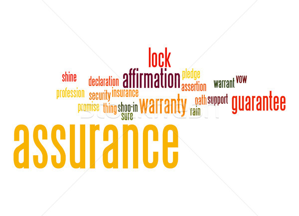 Assurance word cloud Stock photo © tang90246