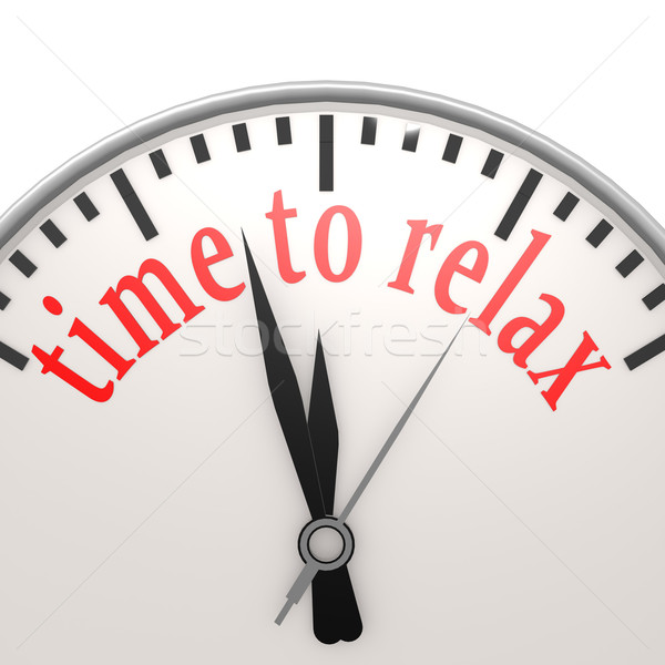 Time to relax clock Stock photo © tang90246