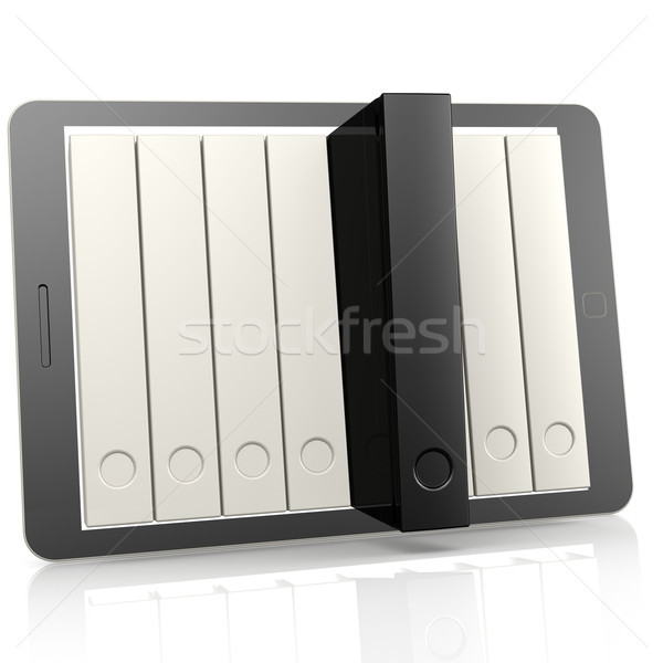 Black book and tablet Stock photo © tang90246