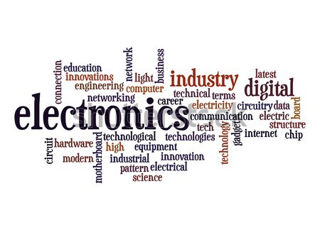 Electronics word cloud Stock photo © tang90246