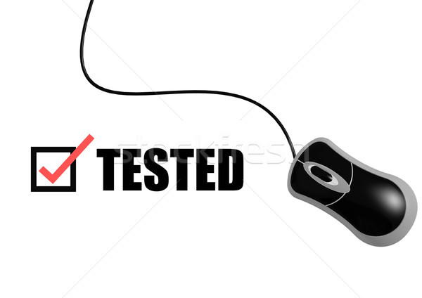 Tested with mouse Stock photo © tang90246