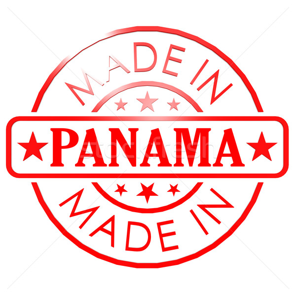 巴拿馬 紅色 密封 業務 紙 設計 商業照片 © tang90246