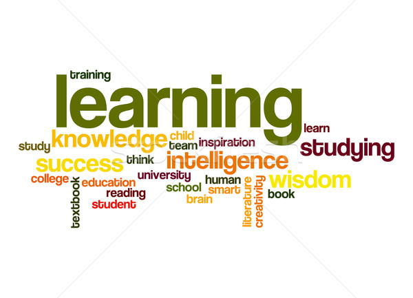 Learning word cloud Stock photo © tang90246