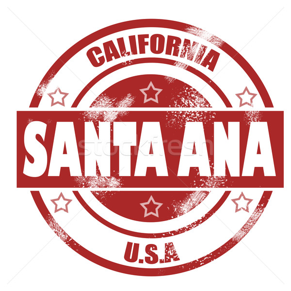 Santa Ana Stamp Stock photo © tang90246