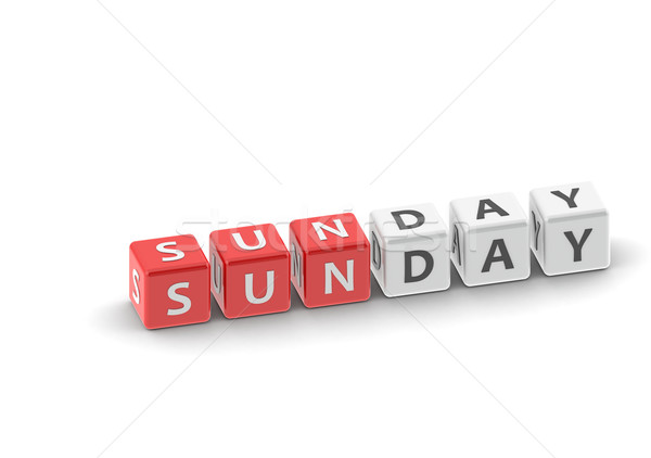 Sunday puzzle word Stock photo © tang90246