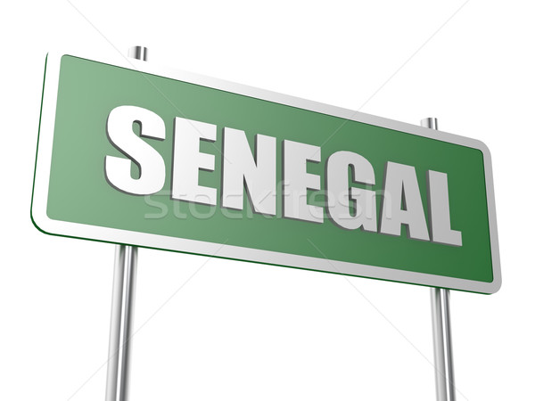 Senegal afbeelding gerenderd gebruikt grafisch ontwerp Stockfoto © tang90246