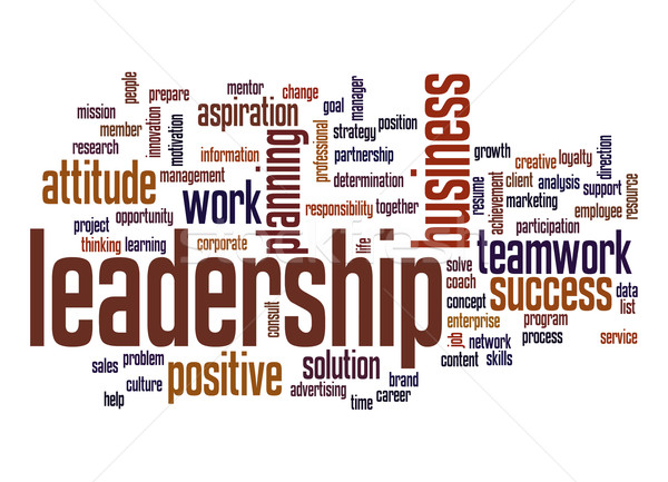 Leadership word cloud Stock photo © tang90246