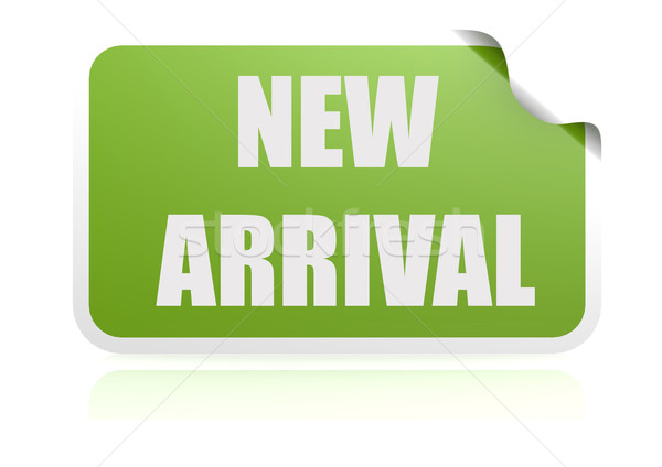 New arrival green sticker Stock photo © tang90246