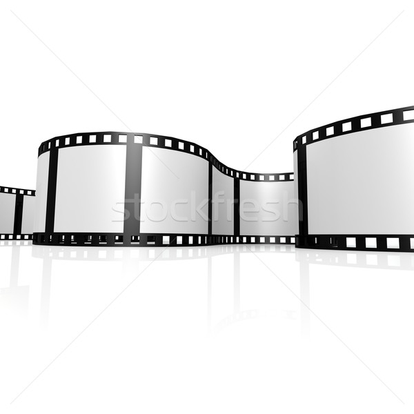 Geïsoleerd filmstrip film digitale foto tape Stockfoto © tang90246