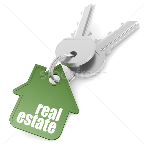 Keychain with real estate word Stock photo © tang90246