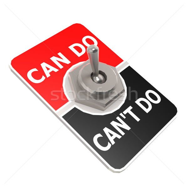 Can do toggle switch Stock photo © tang90246