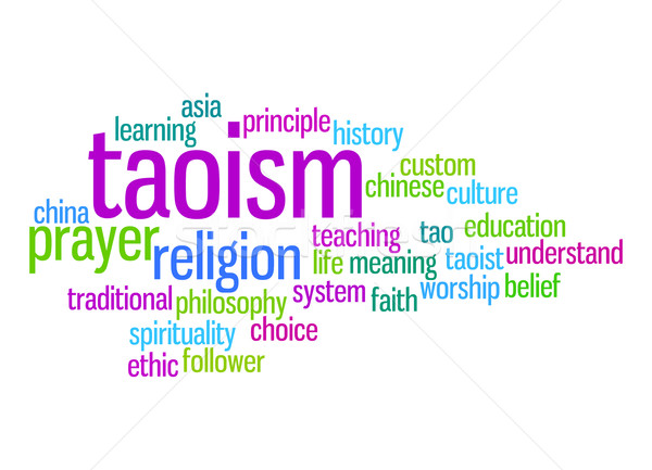 Taoism word cloud Stock photo © tang90246
