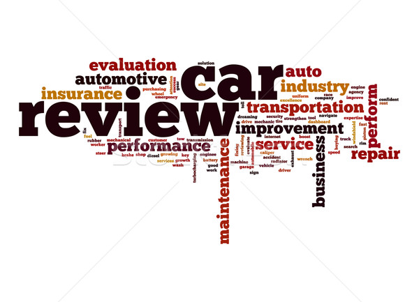 Car review word cloud Stock photo © tang90246