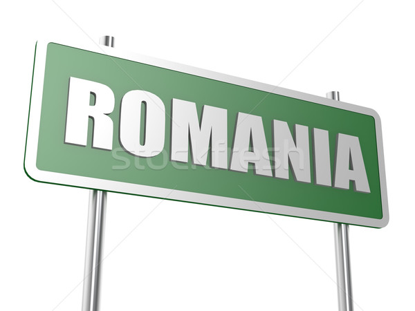 Romania kép renderelt mű használt grafikai tervezés Stock fotó © tang90246