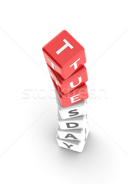 Tuesday puzzle word Stock photo © tang90246