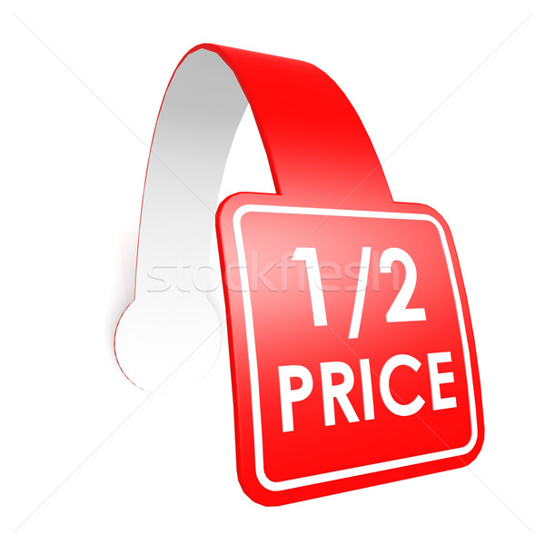 Half price hang label Stock photo © tang90246