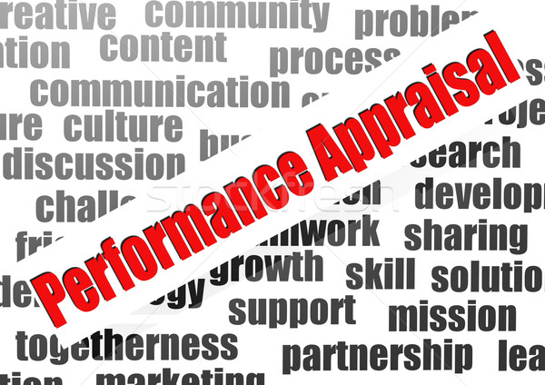 Performance appraisal word cloud Stock photo © tang90246