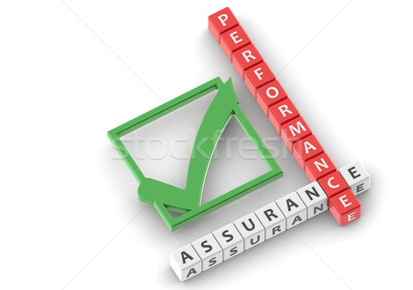 Buzzwords performance assurance Stock photo © tang90246