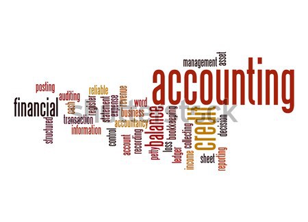 Stock photo: Accounting word cloud	