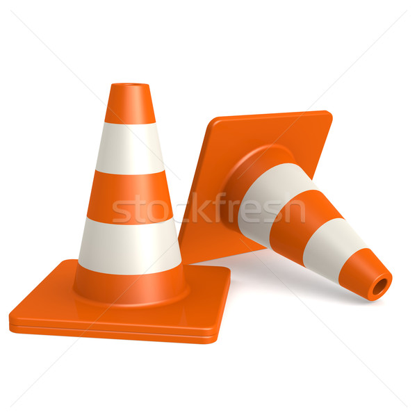 Traffic cones Stock photo © tang90246