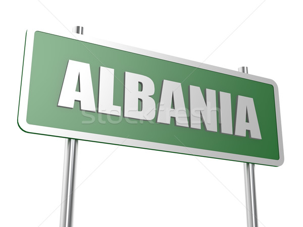Албания изображение оказанный используемый графического дизайна Сток-фото © tang90246