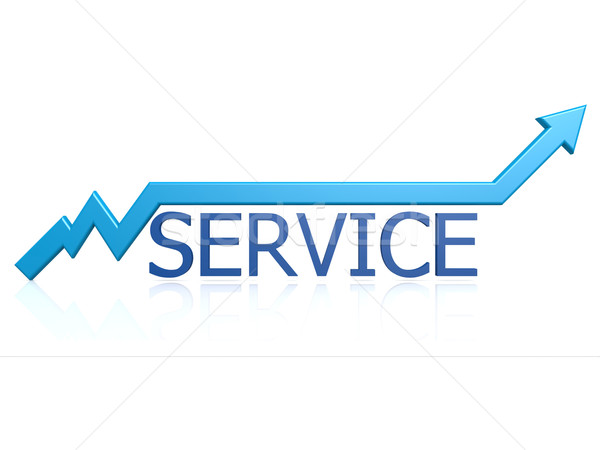 ストックフォト: サービス · グラフ · ビジネス · 販売 · 小売 · 先頭