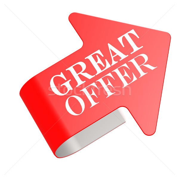 Great offer twist label Stock photo © tang90246