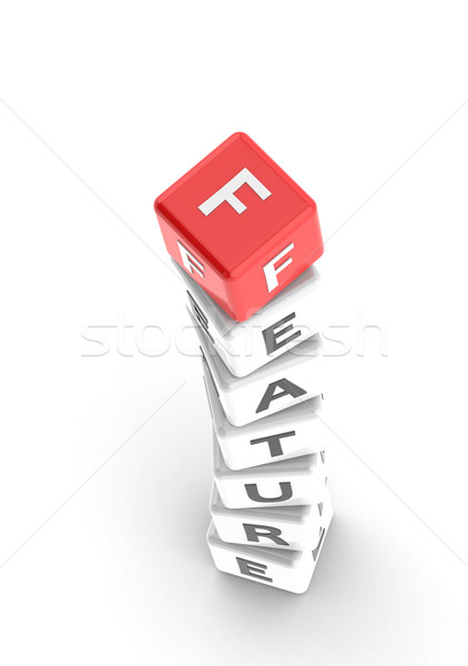 Feature puzzle word Stock photo © tang90246