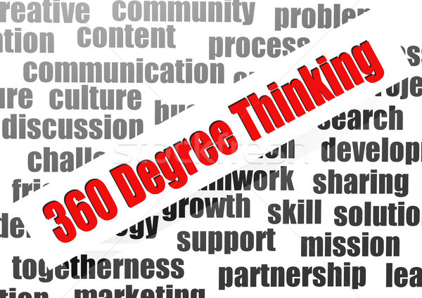 360 Degree Thinking Stock photo © tang90246
