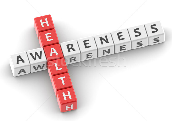Stock photo: Buzzwords health awareness