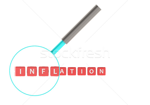 Inflacja obraz świadczonych używany grafiki Zdjęcia stock © tang90246