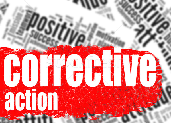 Word cloud corrective action Stock photo © tang90246