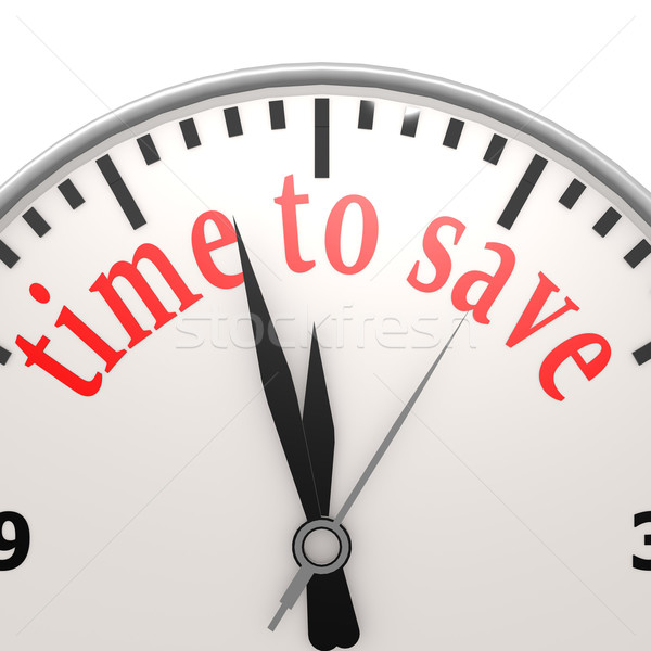 Stock photo: Time to save