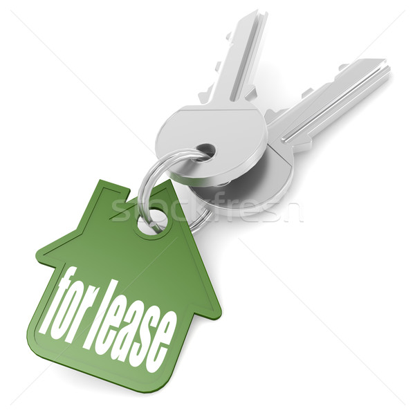 Keychain with for lease word Stock photo © tang90246