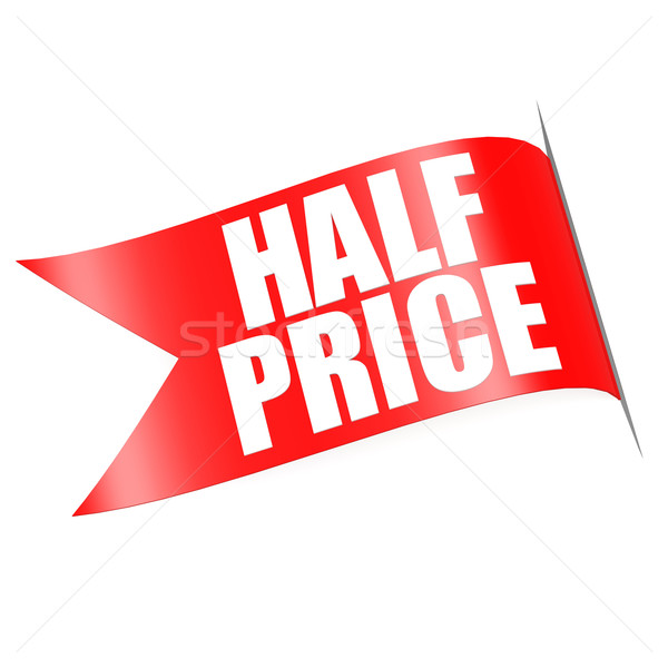 Half price red label Stock photo © tang90246