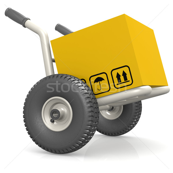 Dolly deliver package Stock photo © tang90246