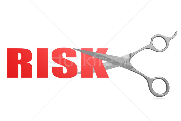 Cut risk isolated Stock photo © tang90246