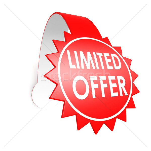 Limited offer star label Stock photo © tang90246