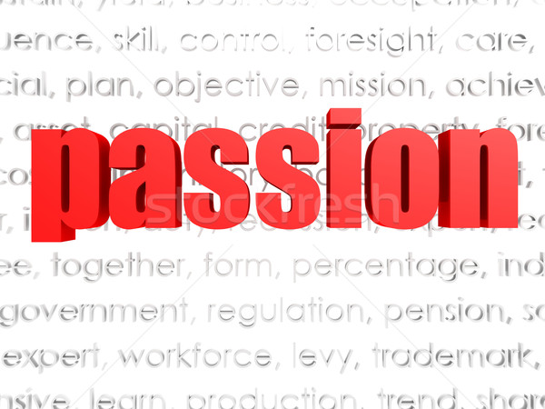 Passion word cloud Stock photo © tang90246
