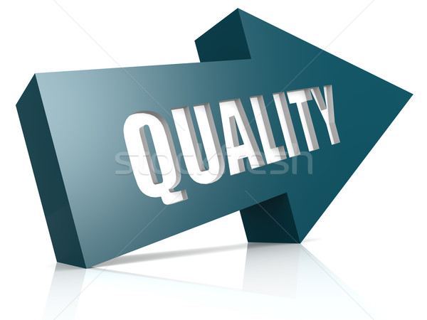 Quality blue arrow Stock photo © tang90246