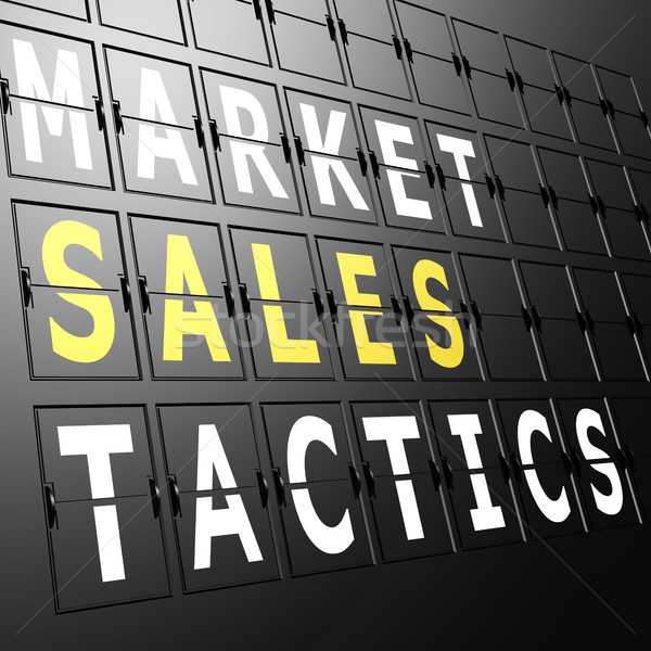 Airport display market sales tactics Stock photo © tang90246