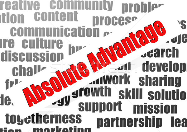 Absolute advantage word cloud Stock photo © tang90246