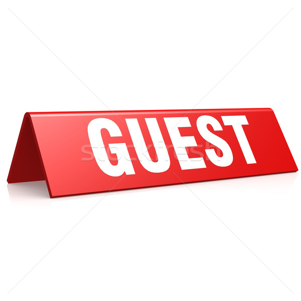 Guest tag Stock photo © tang90246