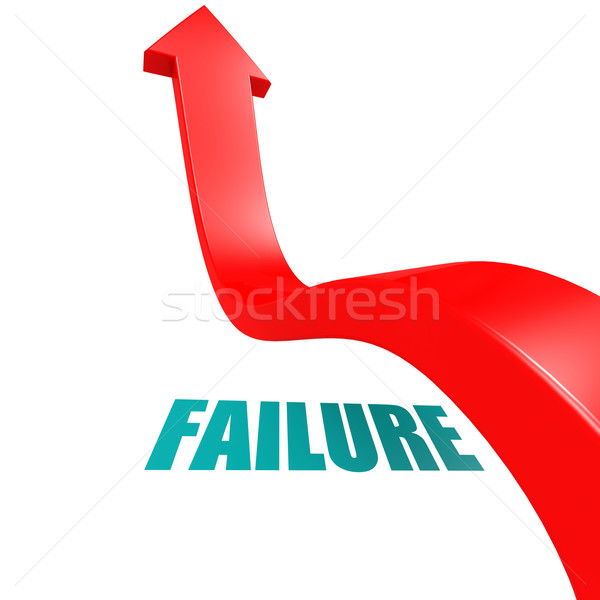 Arrow leap over failure Stock photo © tang90246